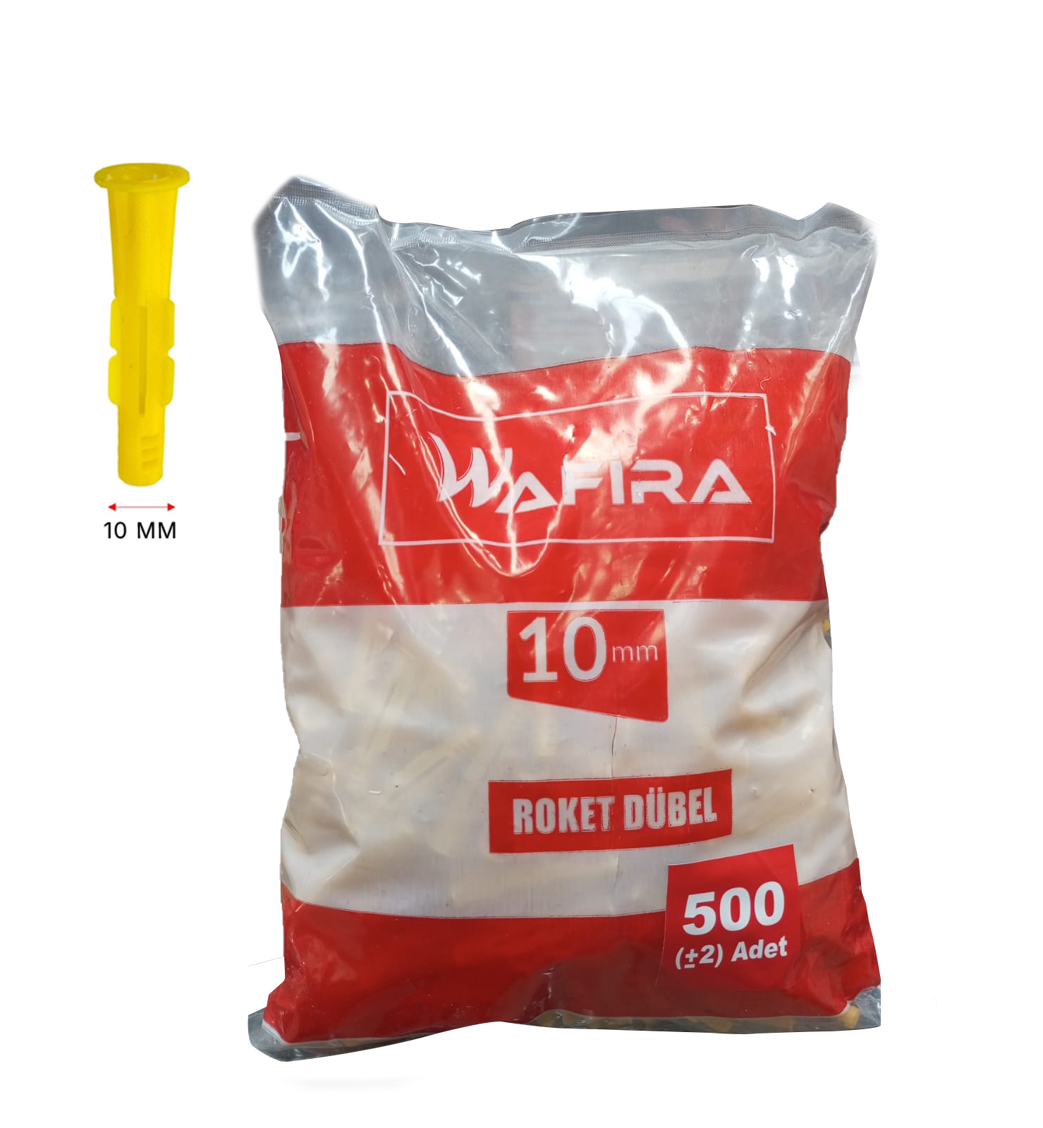 WAFIRA ROKET DÜBEL 10 MM (500LÜ)